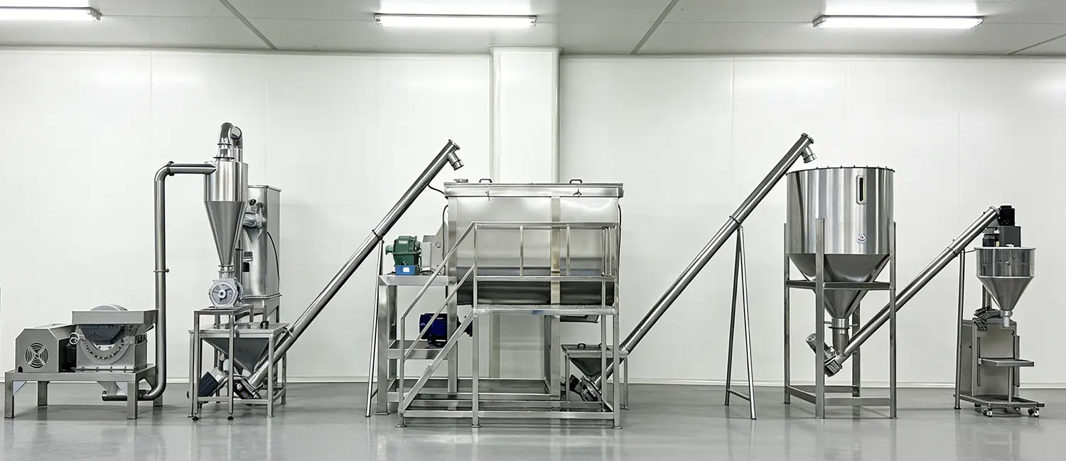 Detergent production mixing system