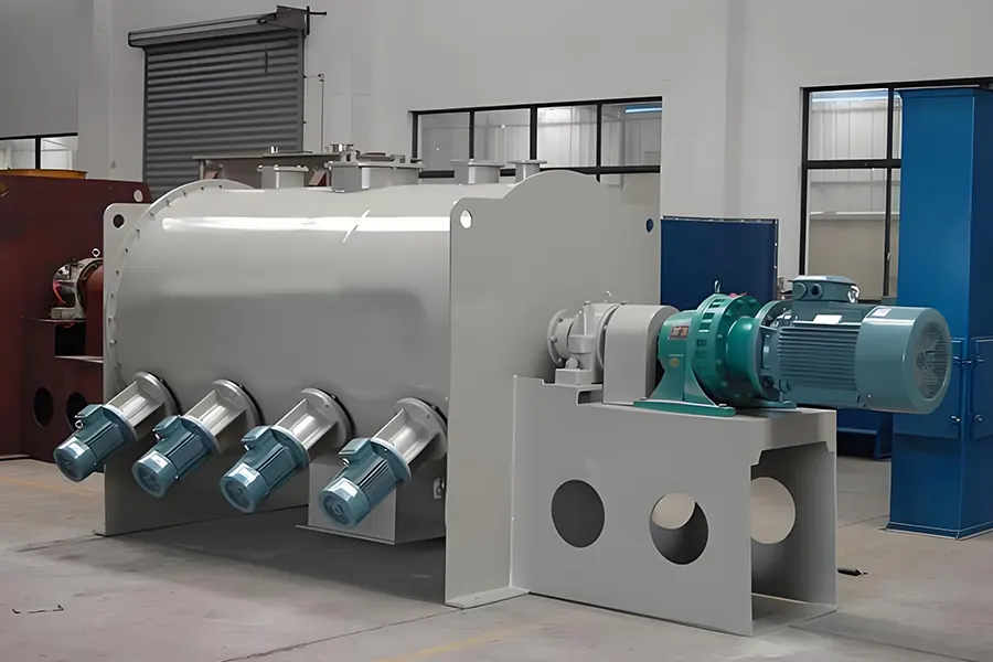 Plough mixer drive unit