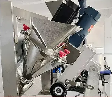 Powder packing feed hopper