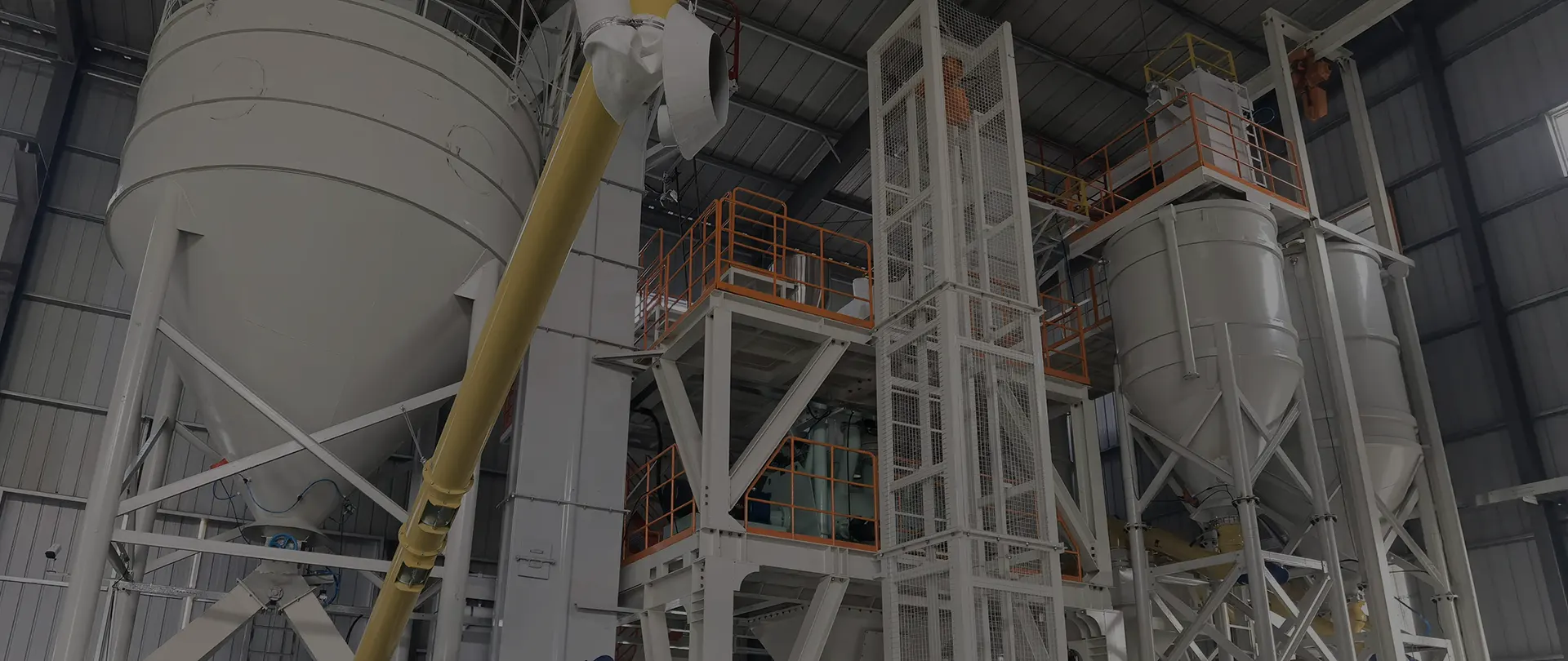 Integrated powder processing production line