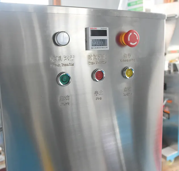V-shape mixer control cabinet